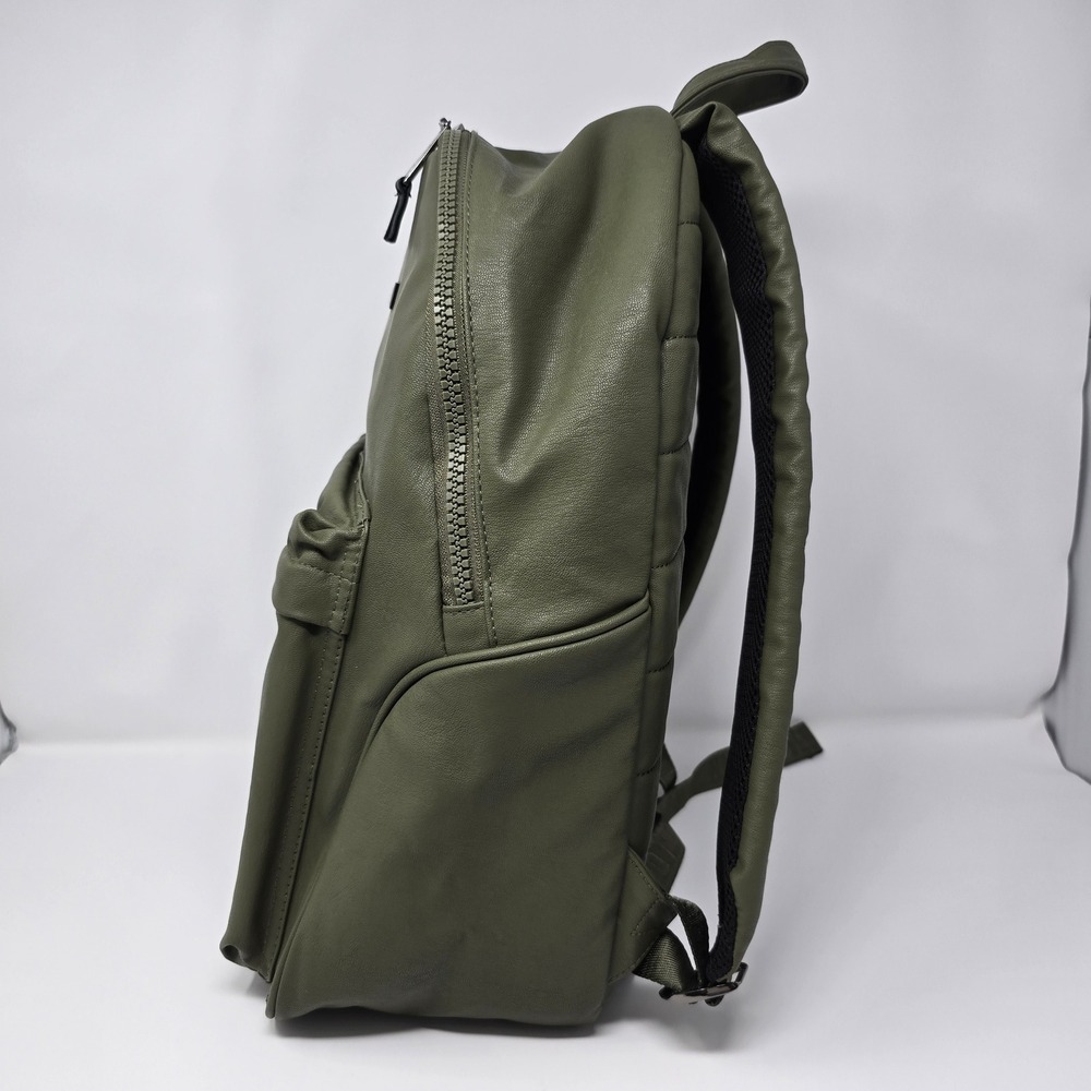 Jordan Regal Air Backpack 16" Olive Green Faux Leather Jumpman Logo Unisex Bag - Picture 2 of 16